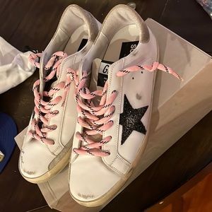 Golden goose super star classic glitter star ! Size 39